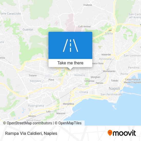 Rampa Via Caldieri map