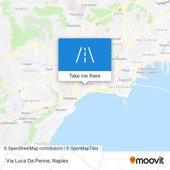 Via Luca Da Penne map