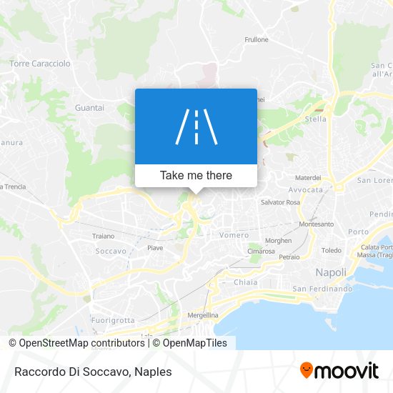 Raccordo Di Soccavo map