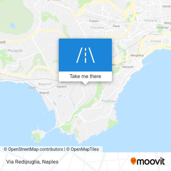 Via Redipuglia map