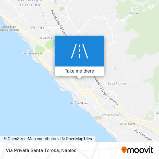 Via Privata Santa Teresa map