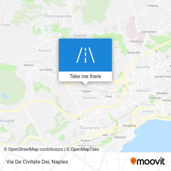 Via De Civitate Dei map