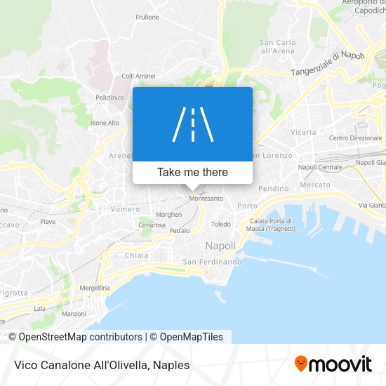 Vico Canalone All'Olivella map