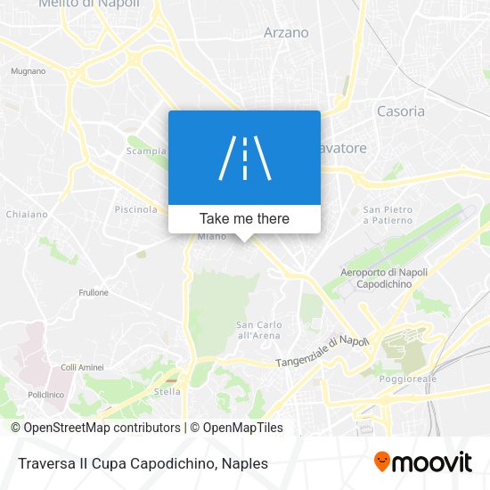 Traversa II Cupa Capodichino map