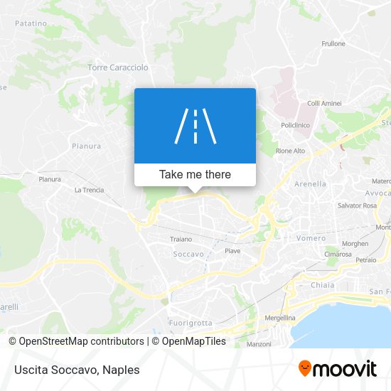 Uscita Soccavo map