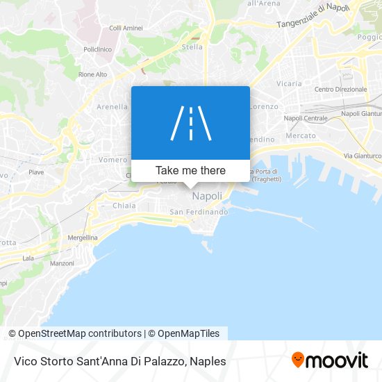 Vico Storto Sant'Anna Di Palazzo map