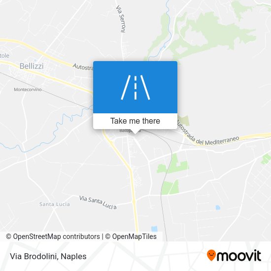Via Brodolini map