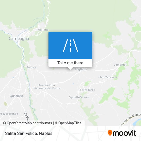 Salita San Felice map