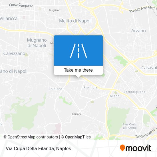 Via Cupa Della Filanda map