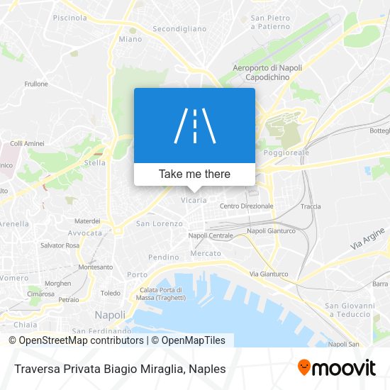 Traversa Privata Biagio Miraglia map