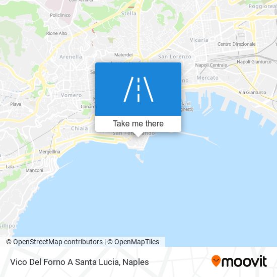 Vico Del Forno A Santa Lucia map