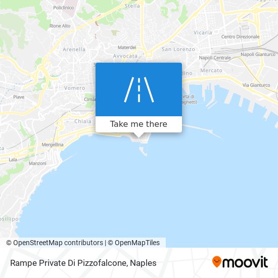 Rampe Private Di Pizzofalcone map