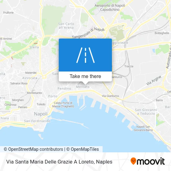 Via Santa Maria Delle Grazie A Loreto map