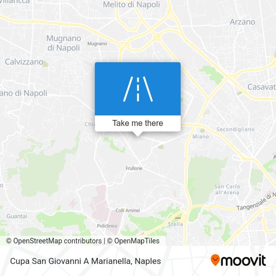 Cupa San Giovanni A Marianella map