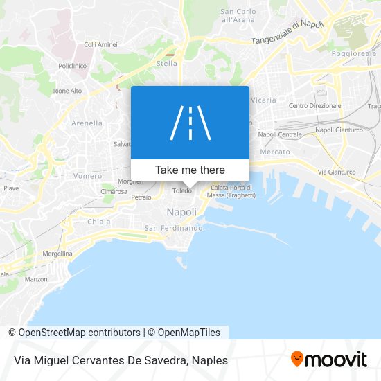 Via Miguel Cervantes De Savedra map