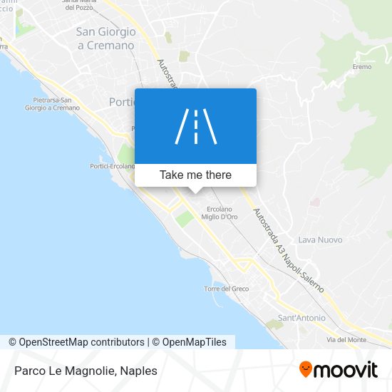 Parco Le Magnolie map
