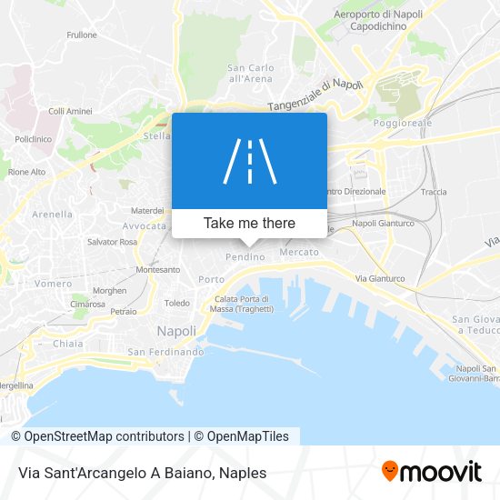 Via Sant'Arcangelo A Baiano map