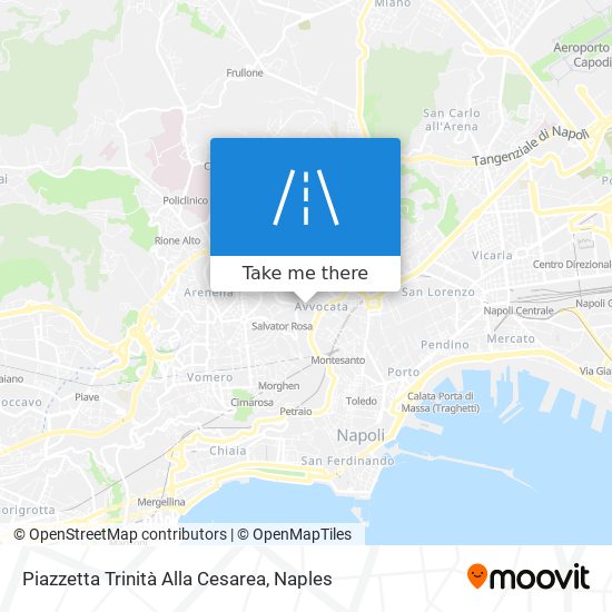 Piazzetta Trinità Alla Cesarea map