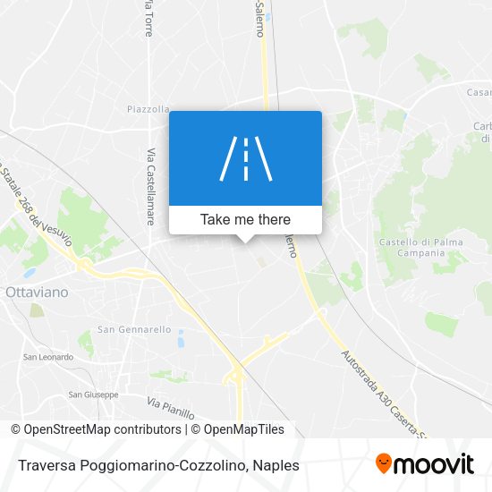 Traversa Poggiomarino-Cozzolino map