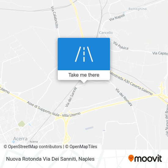 Nuova Rotonda Via Dei Sanniti map