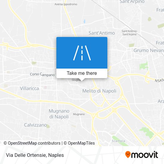 Via Delle Ortensie map