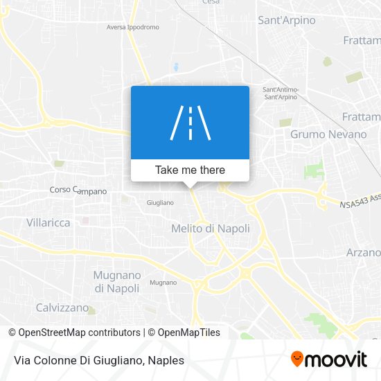 Via Colonne Di Giugliano map