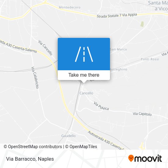 Via Barracco map