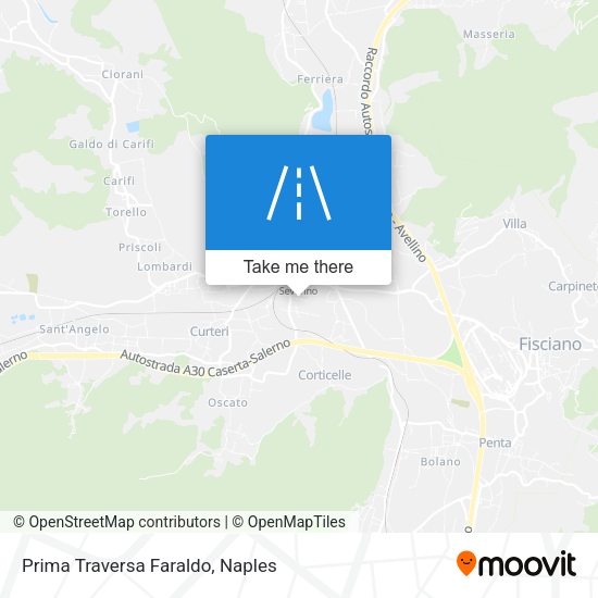 Prima Traversa Faraldo map
