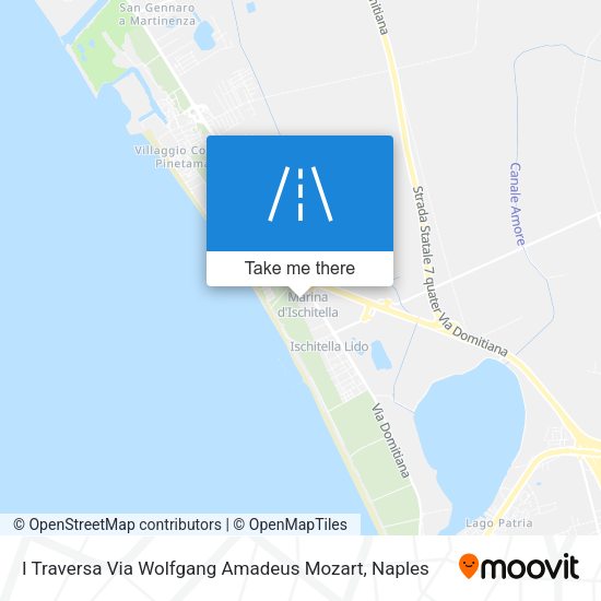I Traversa Via Wolfgang Amadeus Mozart map