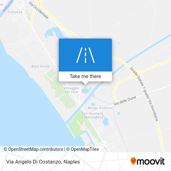 Via Angelo Di Costanzo map