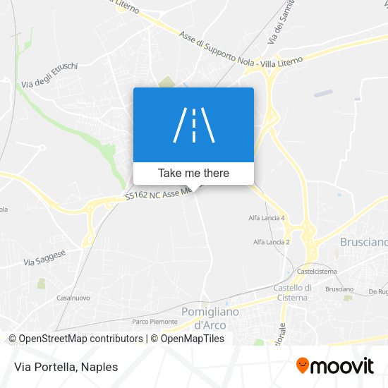 Via Portella map