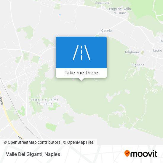 Valle Dei Giganti map