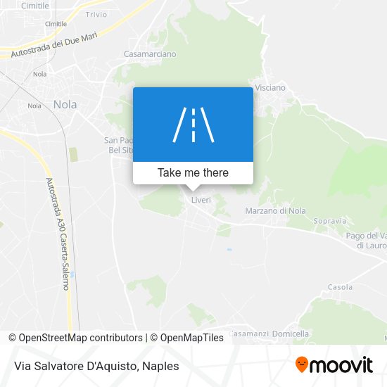 Via Salvatore D'Aquisto map