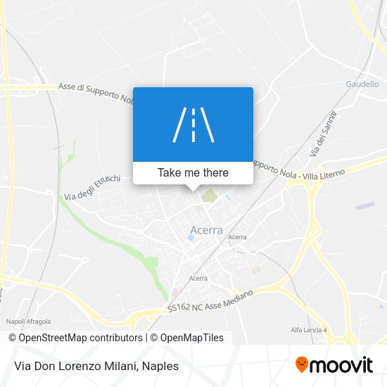 Via Don Lorenzo Milani map