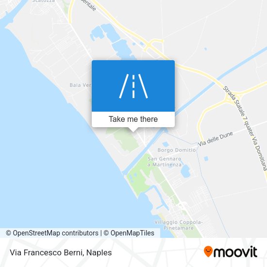 Via Francesco Berni map