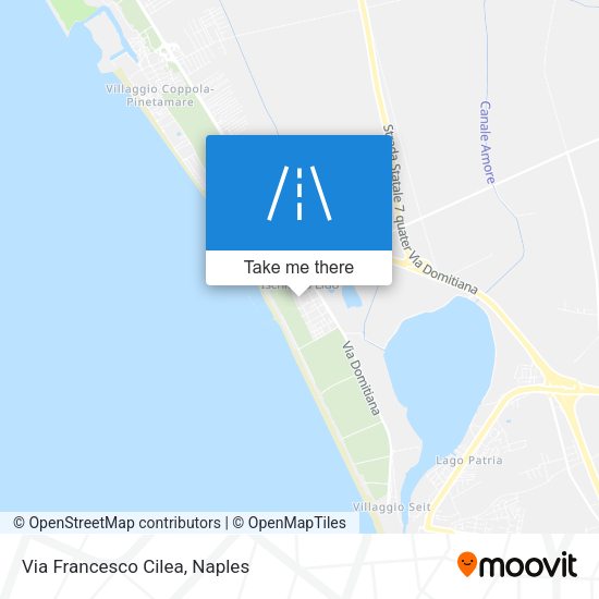 Via Francesco Cilea map