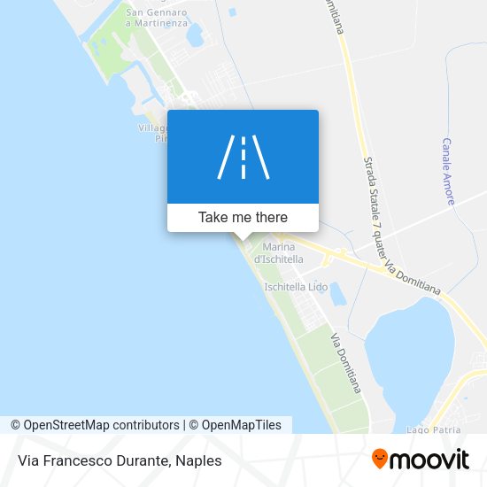 Via Francesco Durante map