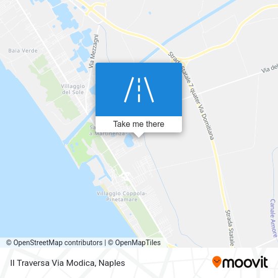 II Traversa Via Modica map