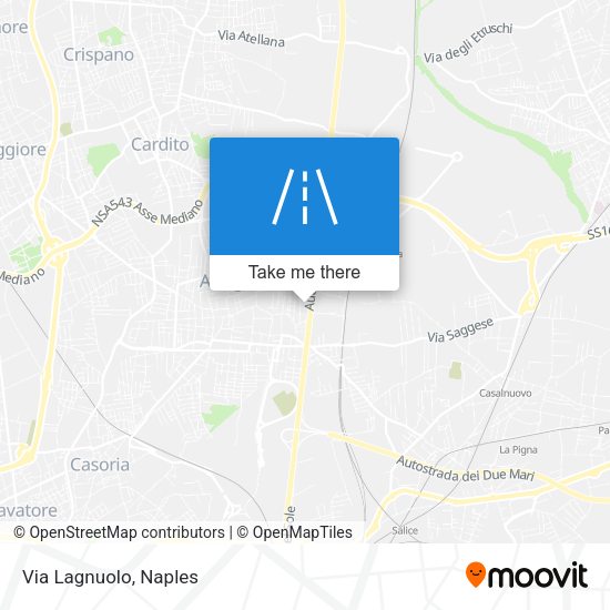 Via Lagnuolo map
