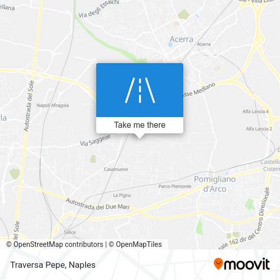 Traversa Pepe map