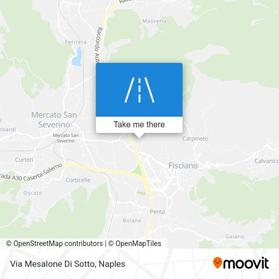 Via Mesalone Di Sotto map