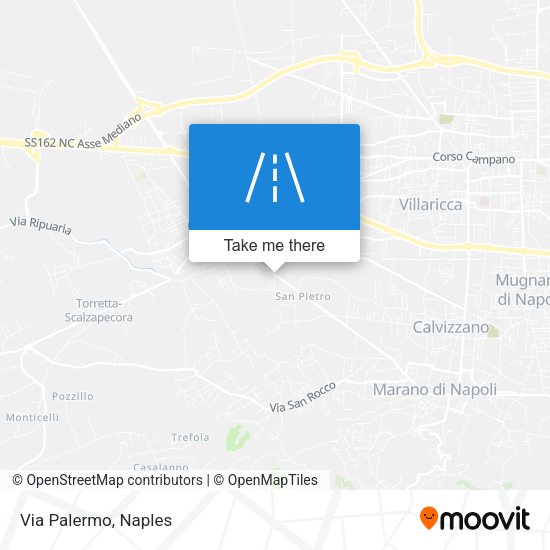Via Palermo map