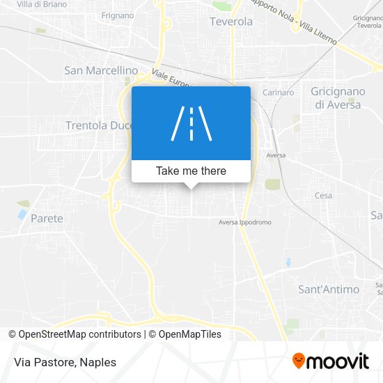 Via Pastore map
