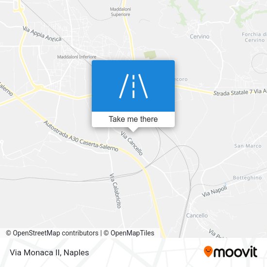 Via Monaca II map