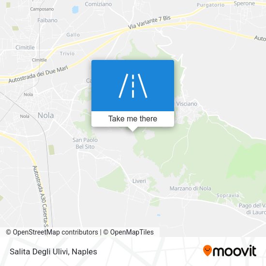 Salita Degli Ulivi map