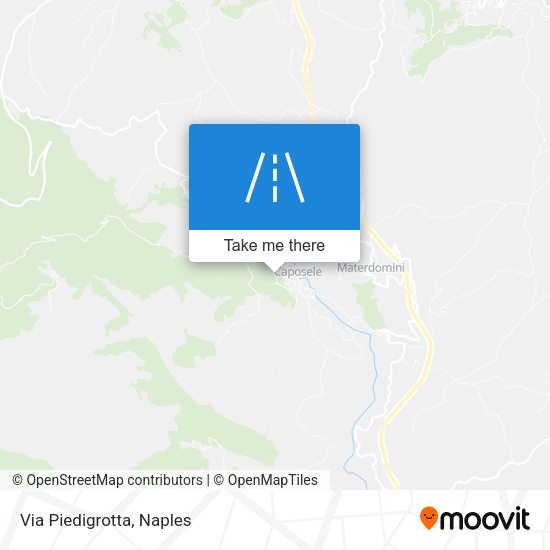 Via Piedigrotta map