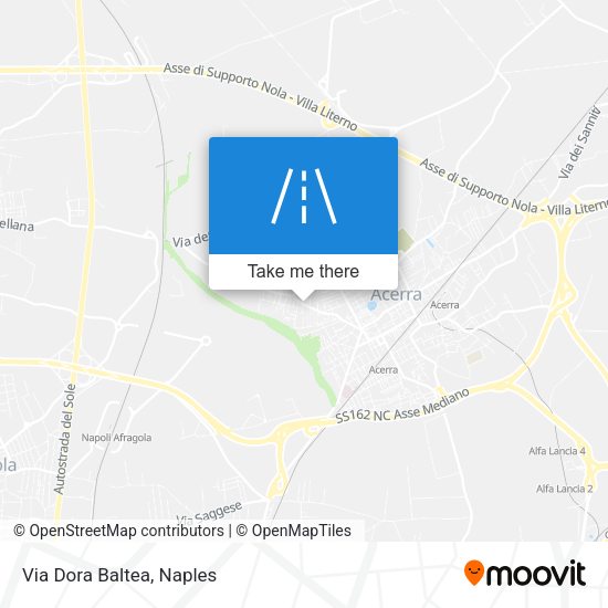 Via Dora Baltea map