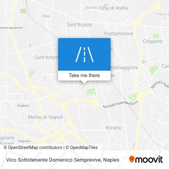 Vico Sottotenente Domenico Semprevive map