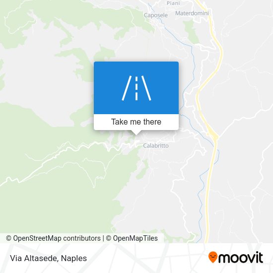 Via Altasede map