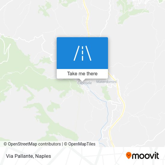Via Pallante map